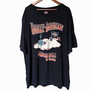 🦅Harley-Davidson Nassau Bahamas T-Shirt 3XL | Vintage Style Double-Sided Graphic